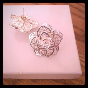 Large post earrings new never worn.